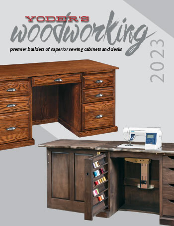 Yoder's Woodworking Standard Plus Sewing Cabinet 902 Amish